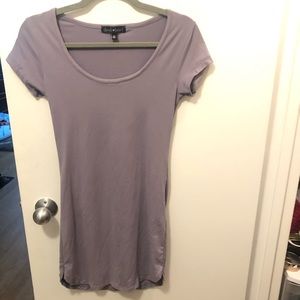 Lavender T shirt dress